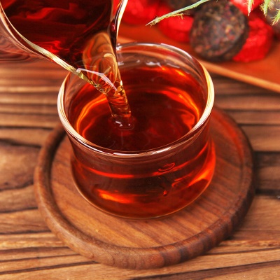 七彩茶叶玫瑰花普洱茶 玫瑰普洱迷你小沱茶