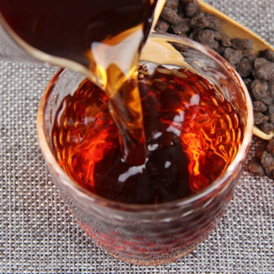 【百香果】勐海老茶头熟茶糯香茶化石 碎银子500克罐装茶礼