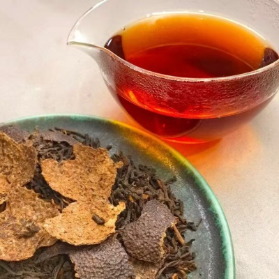 正宗新会小青柑宫廷陈皮普洱茶生晒陈皮柑茶叶散装罐装