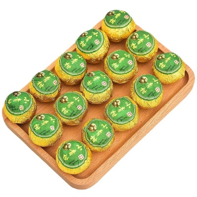 新会小青柑普洱茶陈皮普洱柑普茶橘子茶桔子茶青皮一斤