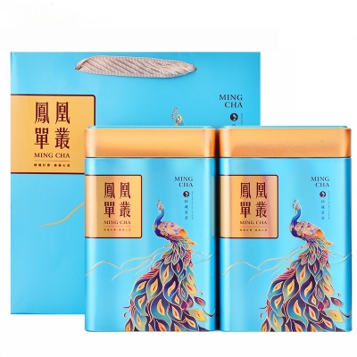 凤凰单丛抽湿鸭屎香单枞茶叶礼盒装潮州清香型大乌叶500g清香耐泡