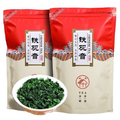 新茶铁观音茶浓香型兰花香散装福建安溪乌龙茶袋装400g