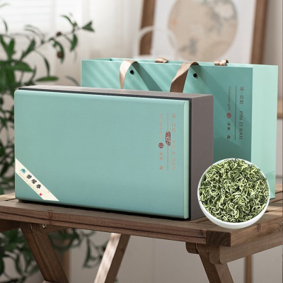 新茶碧螺春茶叶礼盒装茶叶高级绿茶400g礼盒装