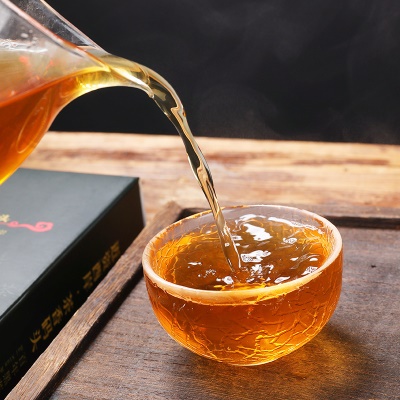 金花天茯安化黑茶湖南黑茶天尖茯砖茶陈年茶安华茶叶1kg