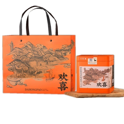 武夷山大红袍水仙新茶叶浓香型肉桂乌龙送礼盒装500g