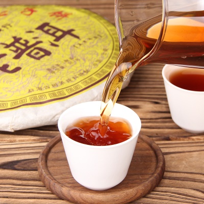 五年干仓 勐海干仓七子饼357g 熟茶