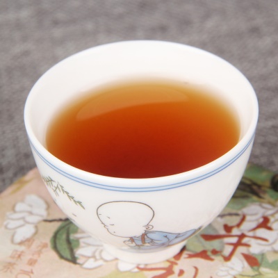 100克普洱茶熟茶茉莉花普熟茶饼三级普洱+茉莉 陈香花香组合小茶饼批发