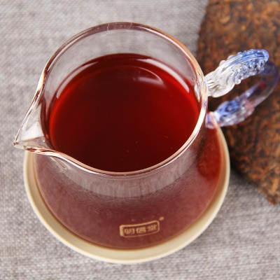 357克云南普洱茶普洱茶03珍藏老班章古树纯料紧压普洱茶熟茶饼