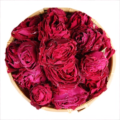 500克云南冻干玫瑰A级大朵冻干墨红玫瑰花茶干玫瑰花冠可食用花瓣