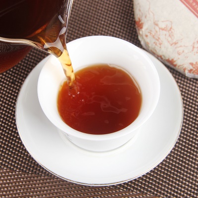 100克小饼茶叶现货普洱茶饼茶布山普洱七子饼圆茶熟饼100克小饼茶叶