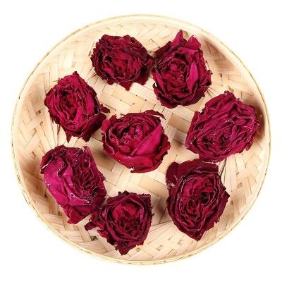 500克云南墨红玫瑰花冠特级大朵冻干玫瑰花茶重瓣可食用红玫瑰花茶