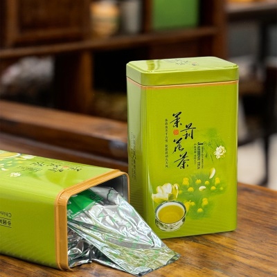 茉莉花茶新茶罐装绿茶茶叶茉莉浓香型散茶公司福利茶