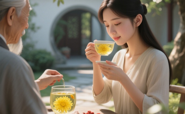 夏季降火喝金丝皇菊怕寒吗.jpg 夏季降火喝金丝皇菊怕寒吗.jpg